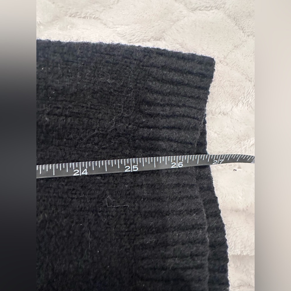 Abercrombie & Fitch Collar Black Chunky Long Sleeve Sweater Dress Sz XXL - Picture 9 of 9